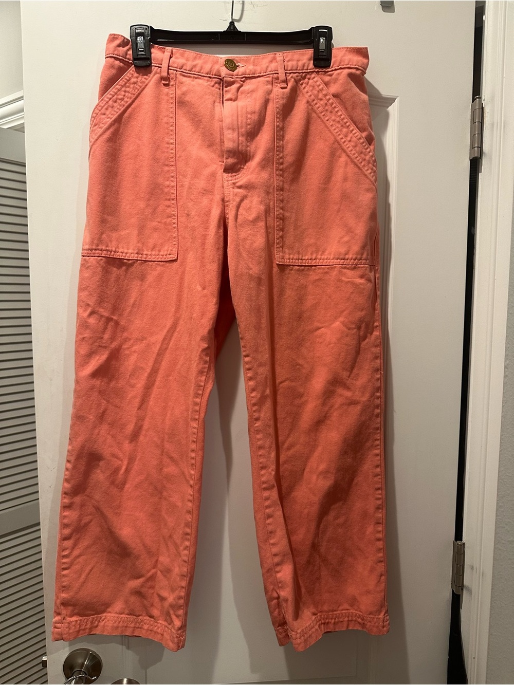 Big Bud Press Work Pants in Flamingo Pink. Size M.
